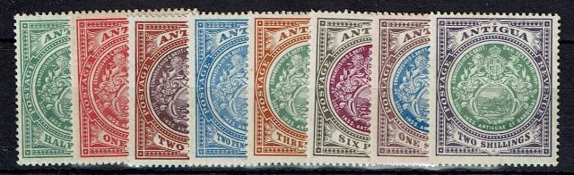 Image of Antigua SG 41/50 LMM British Commonwealth Stamp